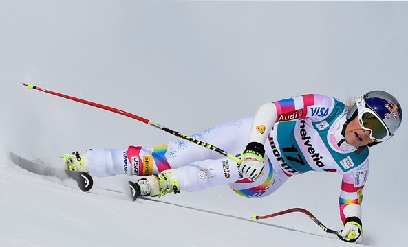 Lindsey Vonn St. Moritz 2015