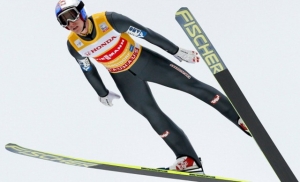 Gregor Schlierenzauer ski jumping at Obertsdorf