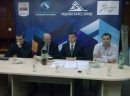 Sa današnje konf.za štampu: Zoran Trmčić, Momčilo Đuričić, Dimitrije Paunović i Milan Božić