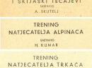 Od skijaške škole do natjecanja - A.Škutelj,  I.Šafar,  H.Kumar , 1952 , Naslovi