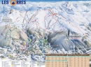 Les Orres, ski mapa 2015