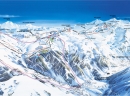 Champagny, La Plagne - ski mapa
