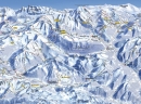 Portes du Soleil - ski mapa domena