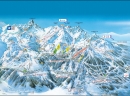 Courchevel - ski mapa