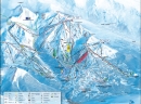 Courchevel - ski mapa