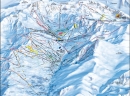 Les Menuires - Ski mapa doline Belleville