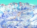 Madonna di Campiglio - Pinzolo - ski mapa sa ucrtanom trasom nove gondole 2012